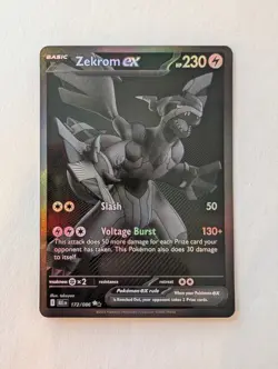 Zekrom EX 172/086 Pokemon SV Black Bolt (BLK) - Image 2
