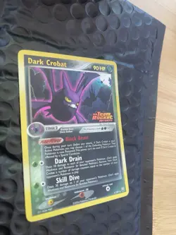 Dark Crobat Reverse Holo Stamped Team Rocket #3 Pokemon - Image 3