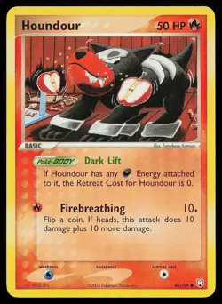 Houndour 60/109 Common Team Rocket Returns Pokemon Near Mint - Image 1