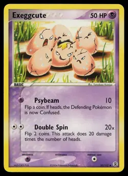 Exeggcute 33/112 Uncommon FireRed & LeafGreen Pokemon Near Mint - Image 1