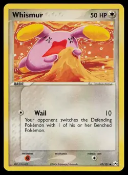 Whismur 82/101 Common Hidden Legends Pokemon Near Mint - Image 1
