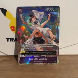 🏴‍☠One Piece Is Real Ms. All Sunday Alt Art OP04-064 Kingdoms of Intrigue Foil - Image 1