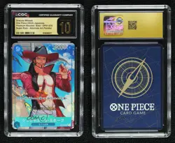2024 One Piece Premium PRB-01 The Best Japanese SR Dracule Mihawk Alt Art CGC 10 - Image 3