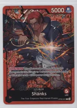 2025 One Piece Card Game: Starter Deck: RED ST23 English L Shanks #OP09-001 - Image 1