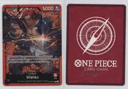 2025 One Piece Card Game: Starter Deck: RED ST23 English L Shanks #OP09-001 - Image 3