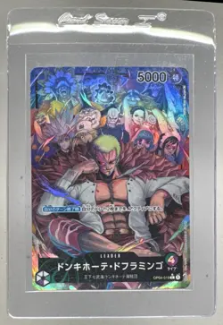 Donquixote Doflamingo 2023 One Piece Kingdoms of Intrigue #OP04-019 Leader - Image 1