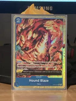 One Piece TCG Hound Blaze Alt Art PRB01 OP05-057 - Image 1