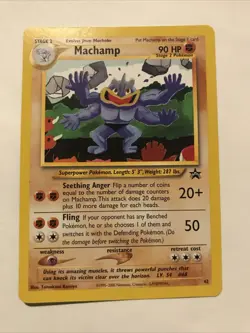 Machamp - 43 - Pokemon Wizards Black Star Promo Card NM - Image 1