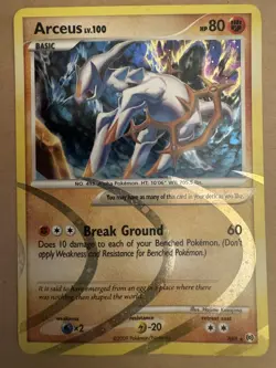 Arceus AR8 Lv.100 2009 Pokemon Card Holo LP/MP - Image 3