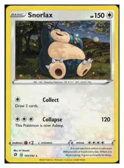 Snorlax (Cosmos Holo) Holo Promo Miscellaneous Cards & Products 141/192 LP MO82 - Image 1