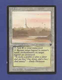 1994 Magic the Gathering - Karakas - Legendary Land - Legends MTG - Image 1