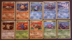 Pokemon TCG Artist Sachiko Adachi 10-Card Lot 2005-2010 - Image 1