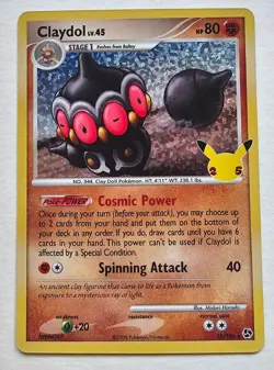 Pokemon 25th Anniversary Lot Donphan Prime Luxray GL LV.X Claydol Holo Rare Card - Image 2
