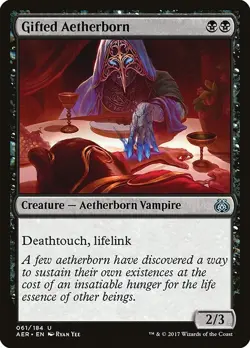 Gifted Aetherborn NonFoil Aether Revolt 61 NM MTG - Image 1