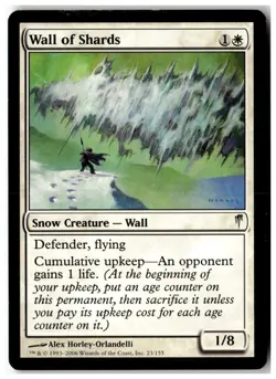 MTG Wall of Shards - Coldsnap Heavily Played English - Image 1
