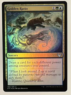 Golden Ratio Strixhaven: School of Mages Foil MTG NM - Image 1