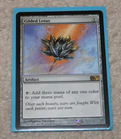 Gilded Lotus #206 (MP) Magic 2013 M13 Magic MTG - Image 1