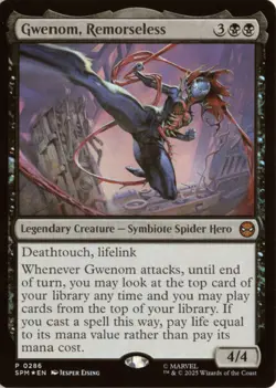 Gwenom, Remorseless FOIL 286 UMP Unique and Miscellaneous Promos NM - Image 1
