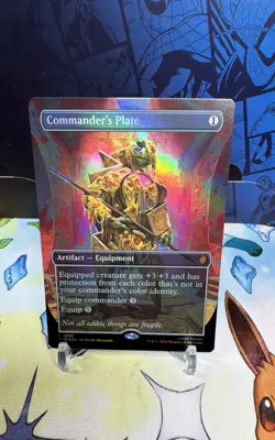 Commander's Plate (Borderless) Commander: Teenage Mutant Ninja Turtles Foil - Image 1