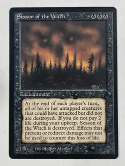 Season Of The Witch The Dark Near Mint NM MTG Magic The Gathering - Image 1