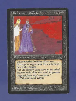 1994 Magic the Gathering - Underworld Dreams - Enchantment - Legends MTG - Image 1