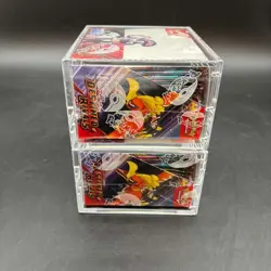 Lot (2) Pokemon SV10 Destined Rivals English Booster Boxes Sealed w/Acrylic Case - Image 4
