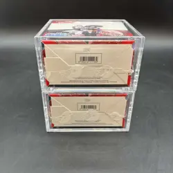 Lot (2) Pokemon SV10 Destined Rivals English Booster Boxes Sealed w/Acrylic Case - Image 5