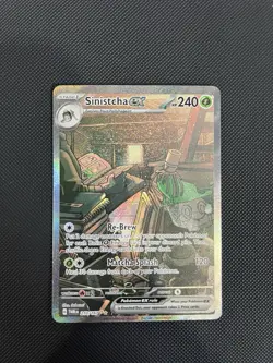 Pokemon Sinistcha ex 210/167 Special Illustration Rare Twilight Masquerade - Image 1