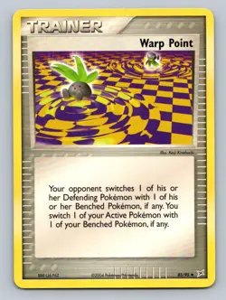 Pokemon Warp Point Team Magma vs Team Aqua 85/95 Light Play LP+ or Better - Image 1
