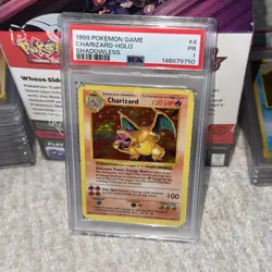 1999 Pokemon Base Set Shadowless Charizard Holo #4 PSA 1 – Iconic Vintage Grail - Image 4