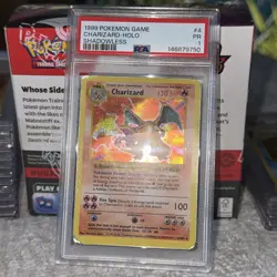 1999 Pokemon Base Set Shadowless Charizard Holo #4 PSA 1 – Iconic Vintage Grail - Image 5