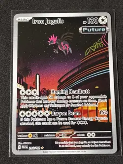 Iron Jugulis 216/182 Pokemon Paradox Rift Illustration Rare Pokemon Tcg NM - Image 1