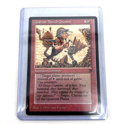 1994 vintage MAGIC THE GATHERING Quarum Trench Gnomes MTG Legends Card - Image 2
