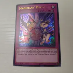 Yugioh Magicians’ Defense MVP1-ENS28 Ultra Rare 1st Ed Near Mint - Image 1