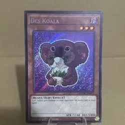 Yugioh Des Koala Chibi Art Maze of Muertos MZMU-EN062 Secret Rare 1st Ed NM - Image 1