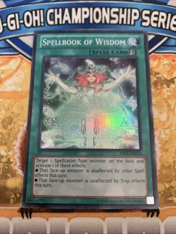 Yugioh Spellbook Of Wisdom AP04-EN010 NM - Image 1