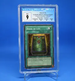 Yu-Gi-Oh! Book of Life [PGD-033] Super Rare 1st Ed CGC 9 - Image 1