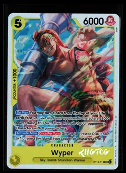 Wyper OP15-114 SR Adventure on Kami's Island One Piece Foil NM - Image 1