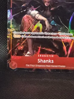One Piece Shanks OP09-004 SR Alt Art (English) Emperors in the New World - Image 5