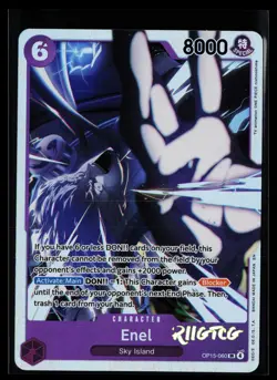 Enel OP15-060 SR Adventure on Kami's Island One Piece Foil NM - Image 1