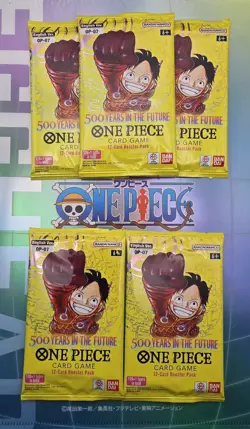 One Piece TCG - OP07 - 500 Years In The Future - 5 English Ver. Booster Packs - Image 1