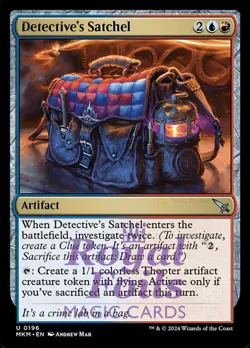 Detective's Satchel 4x FOIL MTG Murders at Karlov Manor MKM Uncommon MINT multi - Image 1