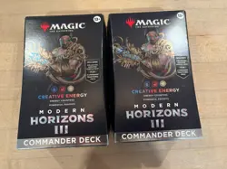 Lot Of 2 SEALED MTG Modern Horizons 3 Jeskai Commander Deck - Creative Energy - Image 1