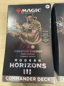 Lot Of 2 SEALED MTG Modern Horizons 3 Jeskai Commander Deck - Creative Energy - Image 2