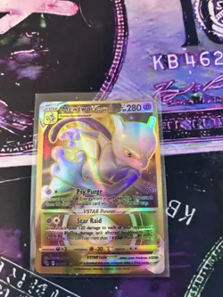 Pokemon Golden Mewtwo VStar 086/078 2022 - Image 1
