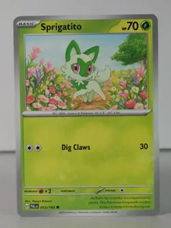 Sprigatito - Paldea Evolved - 013/193 - singles - Pokemon TCG - Common - Image 2