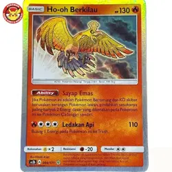 Shining Ho-oh Berkilau AS2b 004/171 Shining Legends Holo Pokemon TCG Indonesia - Image 1