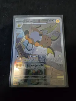 Pokemon TCG Raichu 211/193 Paldea Evolved Holo Illustration Rare - Image 1