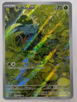 Lot of 2 Pokemon TCG Bundle- Bulbasaur & Ivysaur IRs From 151 Set - Image 2