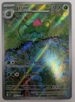 Lot of 2 Pokemon TCG Bundle- Bulbasaur & Ivysaur IRs From 151 Set - Image 4